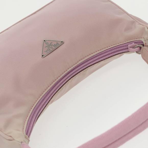 PRADA Accessory Pouch Nylon Pink Silver Auth 97445 - Picture 6 of 16